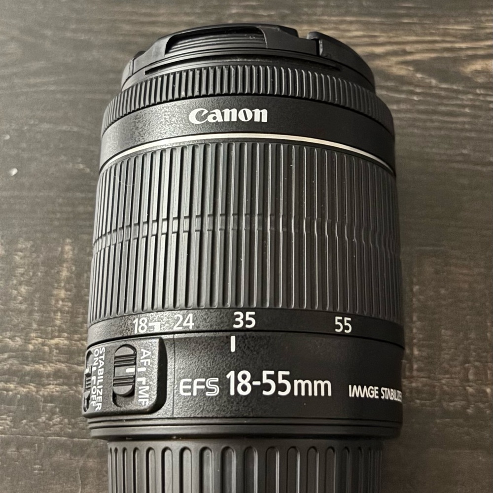 Canon Black EF-S 18-55mm Lens